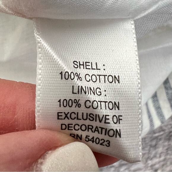 NWT Banana Republic blue and white striped a line skirt size 2 B122 - Picture 3 of 4